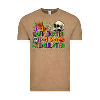 Vintage Coffee Under Caffeinated and Over Stimulated Vintage Tee - texasbilliewilder