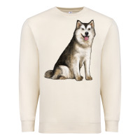Sandshell Alaskan Malamute Dog Premium Sweatshirt - LillyAllenDesigns