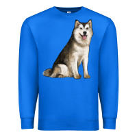 True Royal Alaskan Malamute Dog Premium Sweatshirt - LillyAllenDesigns