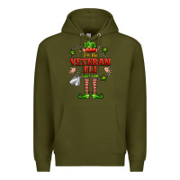 Army Green im the veteran elf Premium Hoodie - FaDigitalArtStudio