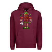 Burgundy im the veteran elf Premium Hoodie - FaDigitalArtStudio