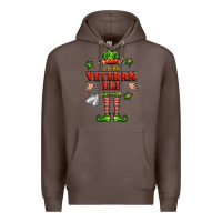 Coffee im the veteran elf Premium Hoodie - FaDigitalArtStudio