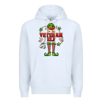 White im the veteran elf Premium Hoodie - FaDigitalArtStudio