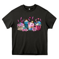 Asphalt Unicorn Coffee Cups Heavy Core Tee - MaliasSmallBusiness