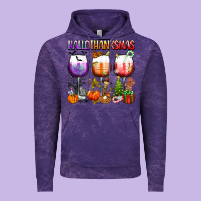 Hallothanksmas Vintage Hoodie Designed By Texasbilliewilder