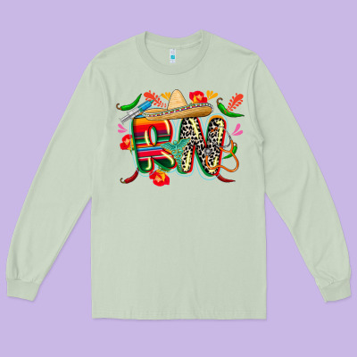 Cinco De Mayo Rn Long Sleeve Tee Designed By Cowgirlartshop