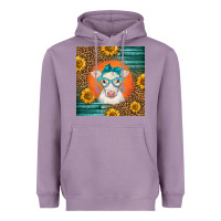 Lavender charolais cow Heavyweight Hoodie - LillyAllenDesigns