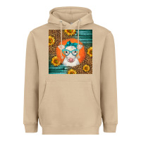 Mushroom charolais cow Heavyweight Hoodie - LillyAllenDesigns