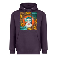 Plum charolais cow Heavyweight Hoodie - LillyAllenDesigns