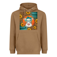 Toasted Coconut charolais cow Heavyweight Hoodie - LillyAllenDesigns