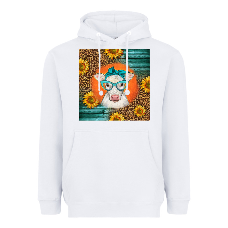 Charolais Cow Heavyweight Hoodie by LillyAllenDesigns | Teevron