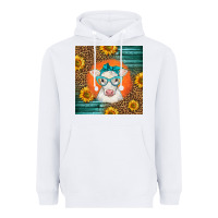 White charolais cow Heavyweight Hoodie - LillyAllenDesigns