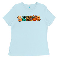 Baby Blue fall senior 2023 Ladies Tee - BundleAndBundleShop