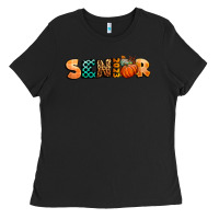 Black fall senior 2023 Ladies Tee - BundleAndBundleShop