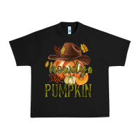 Black Howdy Pumpkin Urban Heavy Tee - texasbilliewilder