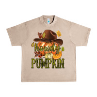 French Oak Howdy Pumpkin Urban Heavy Tee - texasbilliewilder
