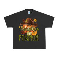 Pigment Black Howdy Pumpkin Urban Heavy Tee - texasbilliewilder