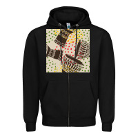 Black african drum seamless pattern Zipper Hoodie - BundleAndBundleShop