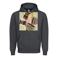 Smoke african drum seamless pattern Zipper Hoodie - BundleAndBundleShop