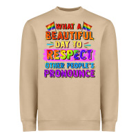 Mushroom what a beautiful day to respect other people Heavyweight Sweatshirt - FaDigitalArtStudio