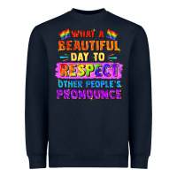 Navy what a beautiful day to respect other people Heavyweight Sweatshirt - FaDigitalArtStudio