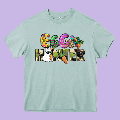 Egg Hunter Heavy Core Tee Designed By Nancycooperartshop