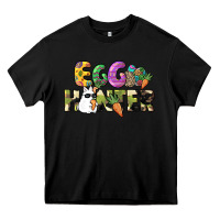Black Egg hunter Heavy Core Tee - NancyCooperArtShop