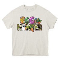 Cream Egg hunter Heavy Core Tee - NancyCooperArtShop