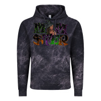 Cloud Black Momster with witch Vintage Hoodie - NancyCooperArtShop