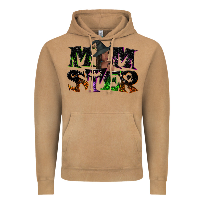 Momster With Witch Vintage Hoodie by NancyCooperArtShop | Teevron