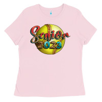 Bubblegum Pink softball senior 2023 Ladies Tee - BundleAndBundleShop