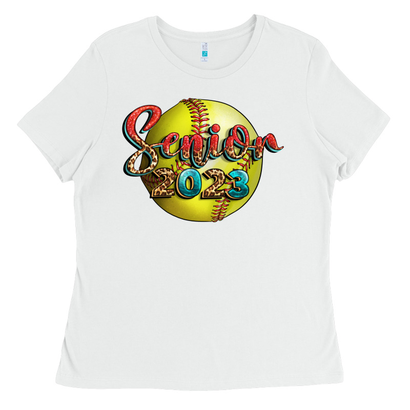 Softball Senior 2023 Ladies Tee by BundleAndBundleShop | Teevron