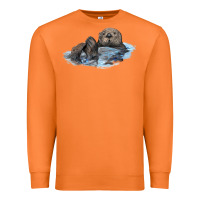 Carrot california sea otter Premium Sweatshirt - LillyAllenDesigns