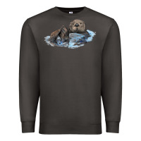 Smoke california sea otter Premium Sweatshirt - LillyAllenDesigns