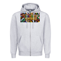 Heather Grey hispanic heritage license plate Zipper Hoodie - BundleAndBundleShop