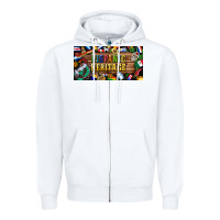 White hispanic heritage license plate Zipper Hoodie - BundleAndBundleShop