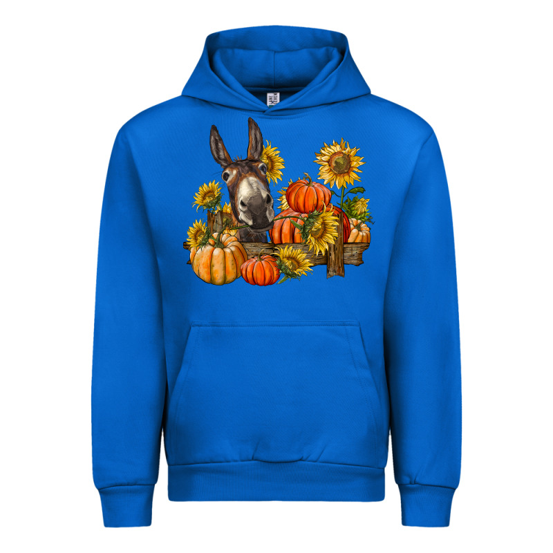 Donkey Sunflower And Pumpkin Farm Urban Hoodie by BarkalooDesign | Teevron