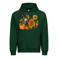 Forest Green donkey sunflower and pumpkin farm Urban Hoodie - BarkalooDesign