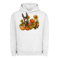 Pigment Lunar Rock donkey sunflower and pumpkin farm Urban Hoodie - BarkalooDesign