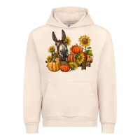 Sandshell donkey sunflower and pumpkin farm Urban Hoodie - BarkalooDesign