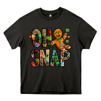 Asphalt Oh snap Christmas Heavy Core Tee - NancyCooperArtShop