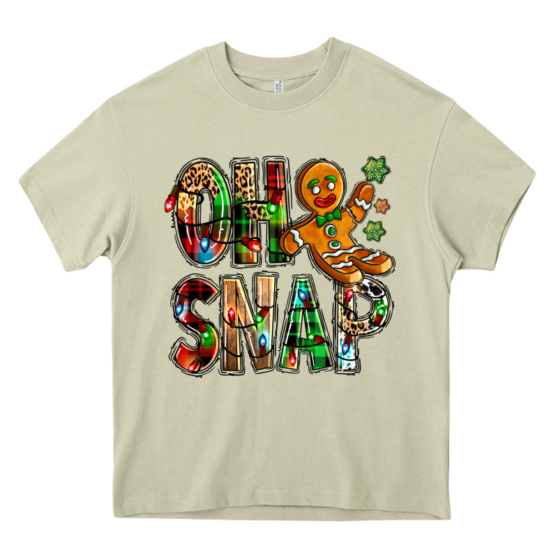 Oh Snap Christmas Heavy Core Tee by NancyCooperArtShop | Teevron