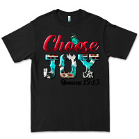 Black Choose Joy Premium Tee - BundleAndBundleShop