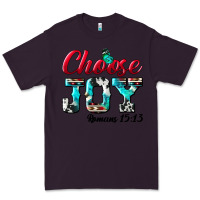 Plum Choose Joy Premium Tee - BundleAndBundleShop