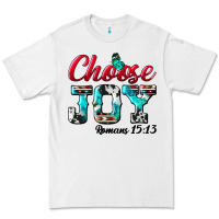 White Choose Joy Premium Tee - BundleAndBundleShop