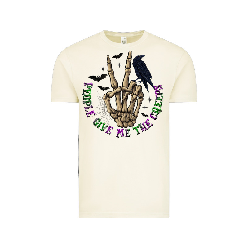 People Give Me The Creeps Vintage Tee by texasbilliewilder | Teevron