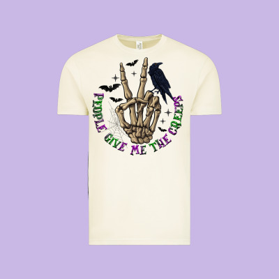 People Give Me The Creeps Vintage Tee Designed By Texasbilliewilder