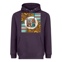 Plum western fall mama Heavyweight Hoodie - LillyAllenDesigns
