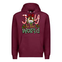 Burgundy joy to the world Premium Hoodie - BundleAndBundleShop