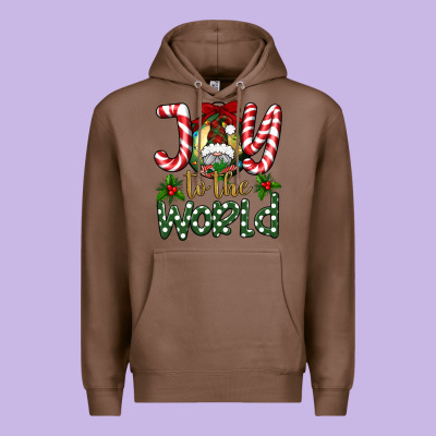Joy To The World Premium Hoodie Designed By Bundleandbundleshop